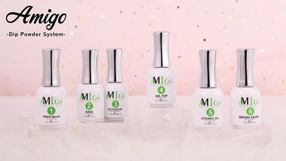 La inmersión fácil del clavo que moldea pulveriza el sistema de Kit Amigo Acrylic Nail Dipping inodoro