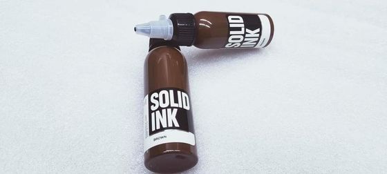 Tinta permanente de Tatttoo de la tinta sólida del pigmento 30ML 60ML del maquillaje del color natural