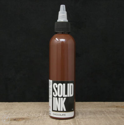 Chocolate permanente de mirada natural 30ML del vegano de la tinta del tatuaje de la tinta sólida del pigmento del maquillaje