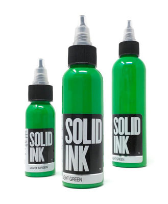 Pigmento micro verde 30ML 60ML 120ML 260ML de la tinta del tatuaje de la tinta sólida