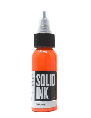 Tinta anaranjada 30ML 60ML 120ML 260ML del tatuaje del cuerpo sólido de la tinta del tatuaje del pigmento permanente puro del maquillaje