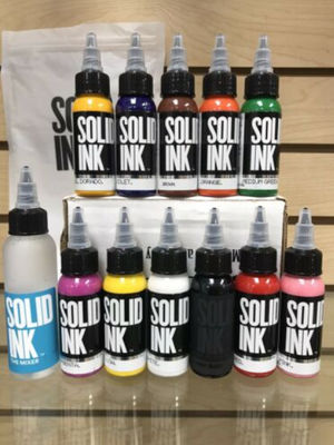 Tinta permanente del tatuaje del pigmento 30ML 60ML 120ML 260ML FDA del maquillaje del tatuaje natural micro fucsia de la tinta sólida