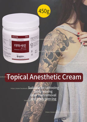 la crema tópica de la lidocaína 450G/la crema que entumece para la cara Microneedling tatúa maquillaje permanente