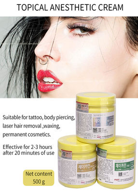 500g cara J coreano poner crema anestésico CAIN Numbing Cream 15,6% 10,56% 29,9%