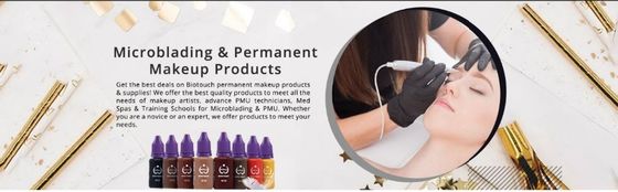 el cosmético permanente del maquillaje de Brown del pigmento de 15ml Biotouch Microblading entinta el 1/2 onza