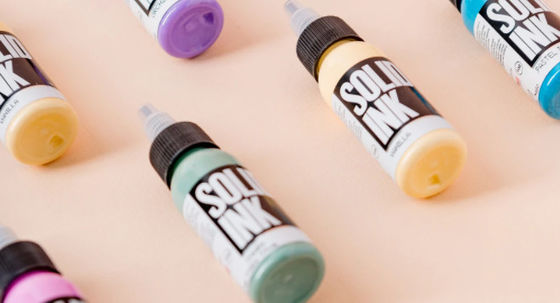 Tinta sólida permanente del pigmento 30ML 60ML Tatttoo del maquillaje del color natural