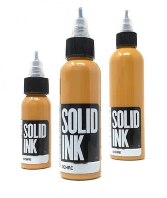 Pigmento micro 30ML 60ML 120ML 260ML de la tinta sólida de la tinta ocre del tatuaje
