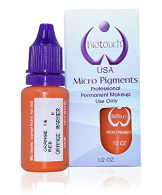 Ceja permanente de las fuentes de Microblading del maquillaje del color anaranjado del pigmento de Biotouch MicrGel polishgment que sombrea MicrGel polishgmentation