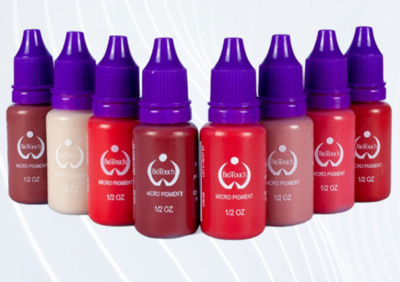 Ceja permanente de las fuentes de Microblading del maquillaje del color anaranjado del pigmento de Biotouch MicrGel polishgment que sombrea MicrGel polishgmentation
