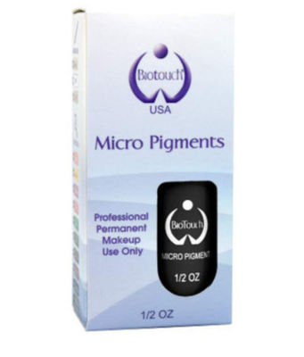 Ceja permanente de las fuentes de Microblading del maquillaje del color del pigmento del negro de Biotouch MicrGel polishgment que sombrea MicrGel polishgmentation