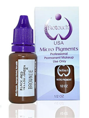 Ceja micro de las fuentes de Brownie Pigment Color Permanent Makeup Microblading del pigmento de Biotouch que sombrea MicrGel polishgmentation