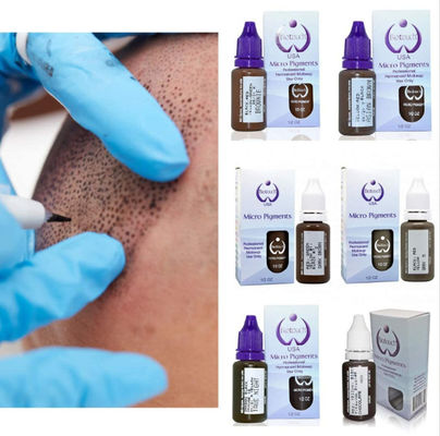 Ceja permanente de las fuentes de Microblading del maquillaje del pigmento de Biotouch de Brown oscuro del color micro del pigmento que sombrea MicrGel polishgmentation
