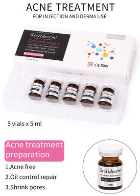La inyección del suero de la esencia del tratamiento del acné utiliza Theraphy meso que el buen suero seguro del efecto fijó 5pcs/Set