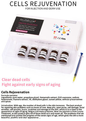 El sistema antienvejecedor 5pcs/set del suero del uso de la inyección de la esencia del suero del rejuvenecimiento de las células apoya la hidración y la firmeza de la piel