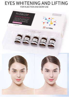 La piel que blanqueaba la inyección del suero para la esencia que blanqueaba y de elevación del ojo fijó el efecto seguro 5pcs/Set
