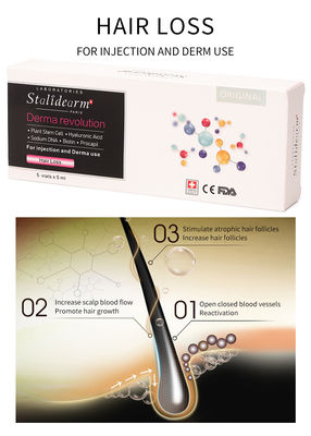 Solución de mesoterapia contra la pérdida de cabello Inyección de exosomas Francia Stalidearm Suero inyectable Crecimiento del cabello Recrecimiento