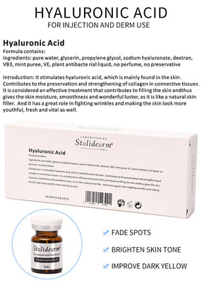 La juventud ácida hialurónica original de Stalidearm que la inyección del suero utiliza la esencia material segura fijó el efecto natural para una cara más joven