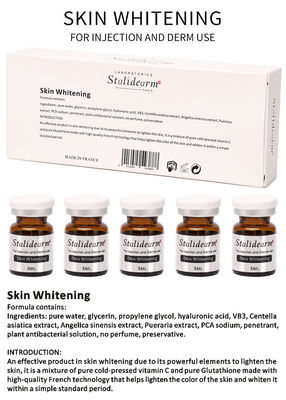 Blanqueamiento de la piel Exosome Skin Booster Serio inyectable Solución de mesoterapia