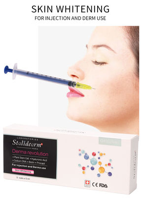 Blanqueamiento de la piel Exosome Skin Booster Serio inyectable Solución de mesoterapia