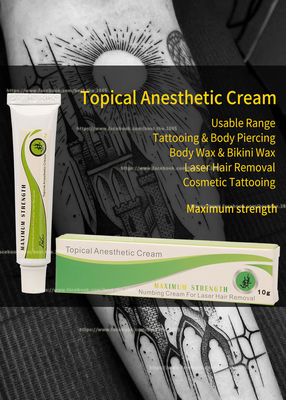 Skin Tattoo Numb Anesthetic Cream 10g Dr Numb Super Numb Effective OEM Available
