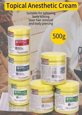 Crema para adormecer tatuajes de origen coreano con aceite de árbol de té y aloe vera para áreas sensibles